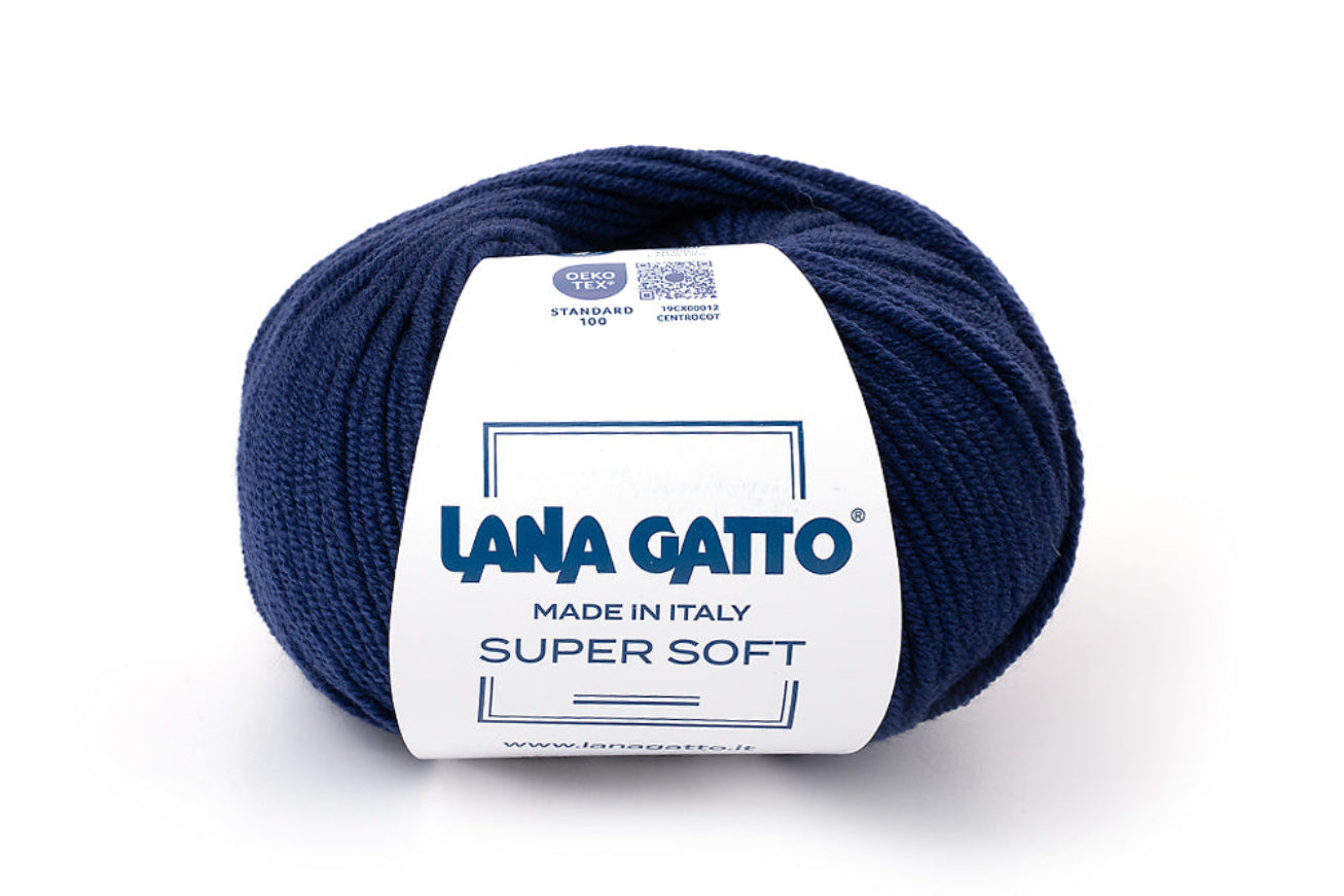 Lana Gatto Super Soft hochwertiges Premium-Garn für Damenpullover, Herrenpullover, Cardigans, Winteraccessoires und luxuriöse Handmade Fashion