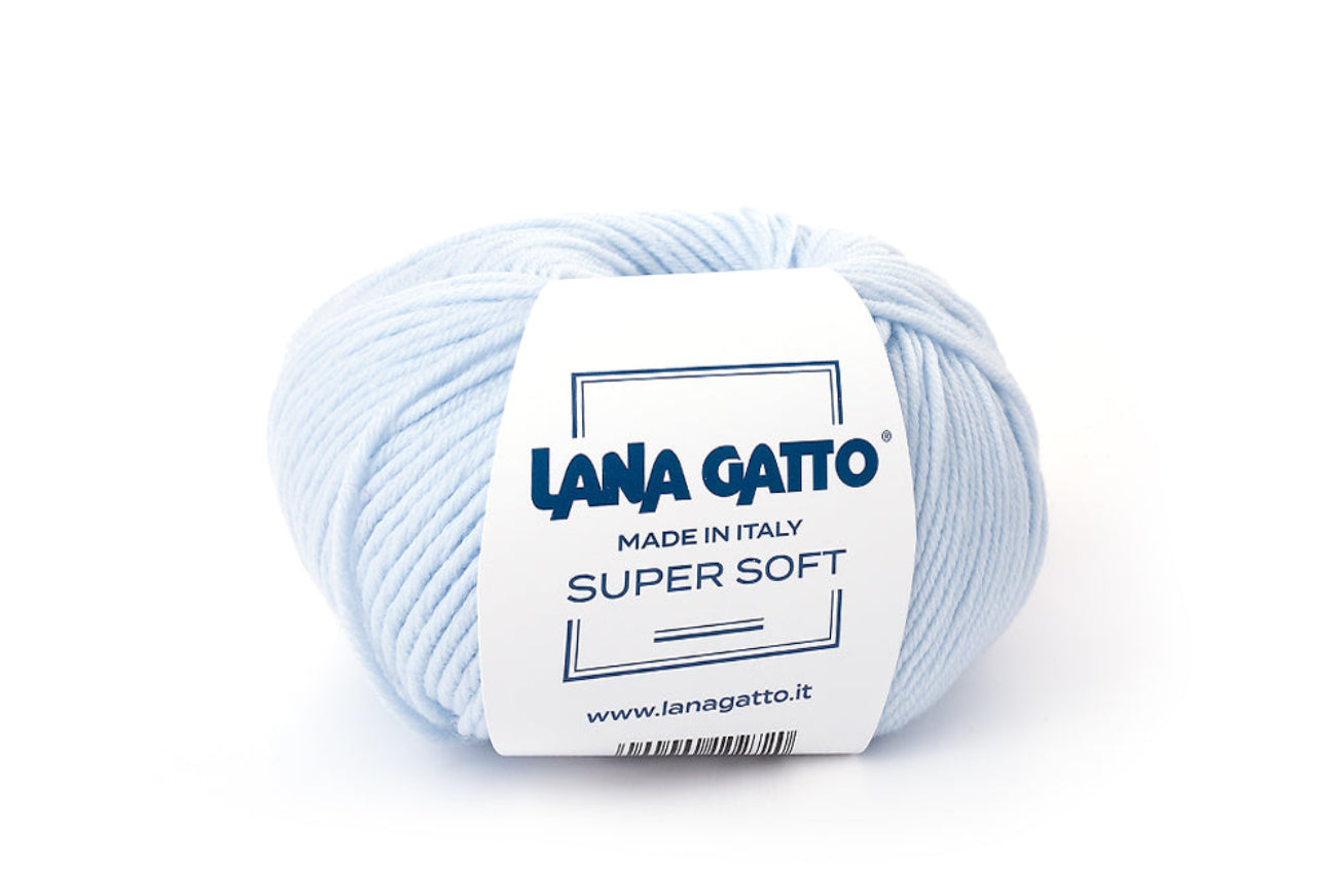 Lana Gatto Super Soft luxuriöses Merinogarn Made in Italy für Strickbekleidung, Wintermode, Accessoires, Handmade Fashion und exklusive Strick- und Häkelkreationen