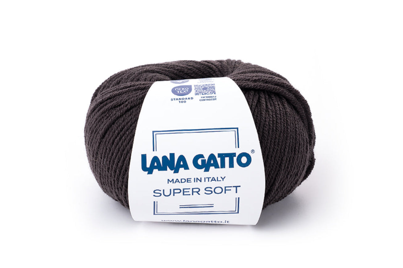 Lana Gatto Super Soft Premium-Wolle Made in Italy für Stricken und Häkeln von Babymode, Kinderkleidung, Accessoires und Designer-Strickmode