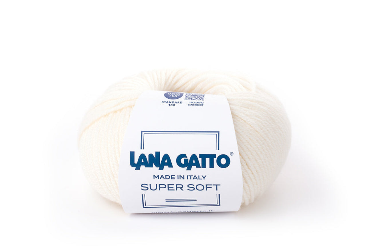 Lana Gatto Super Soft Garn kaufen – luxuriöse Merinowolle für Stricken und Häkeln von Pullovern, Cardigans, Winteraccessoires, Babymode und hochwertiger Handmade Fashion