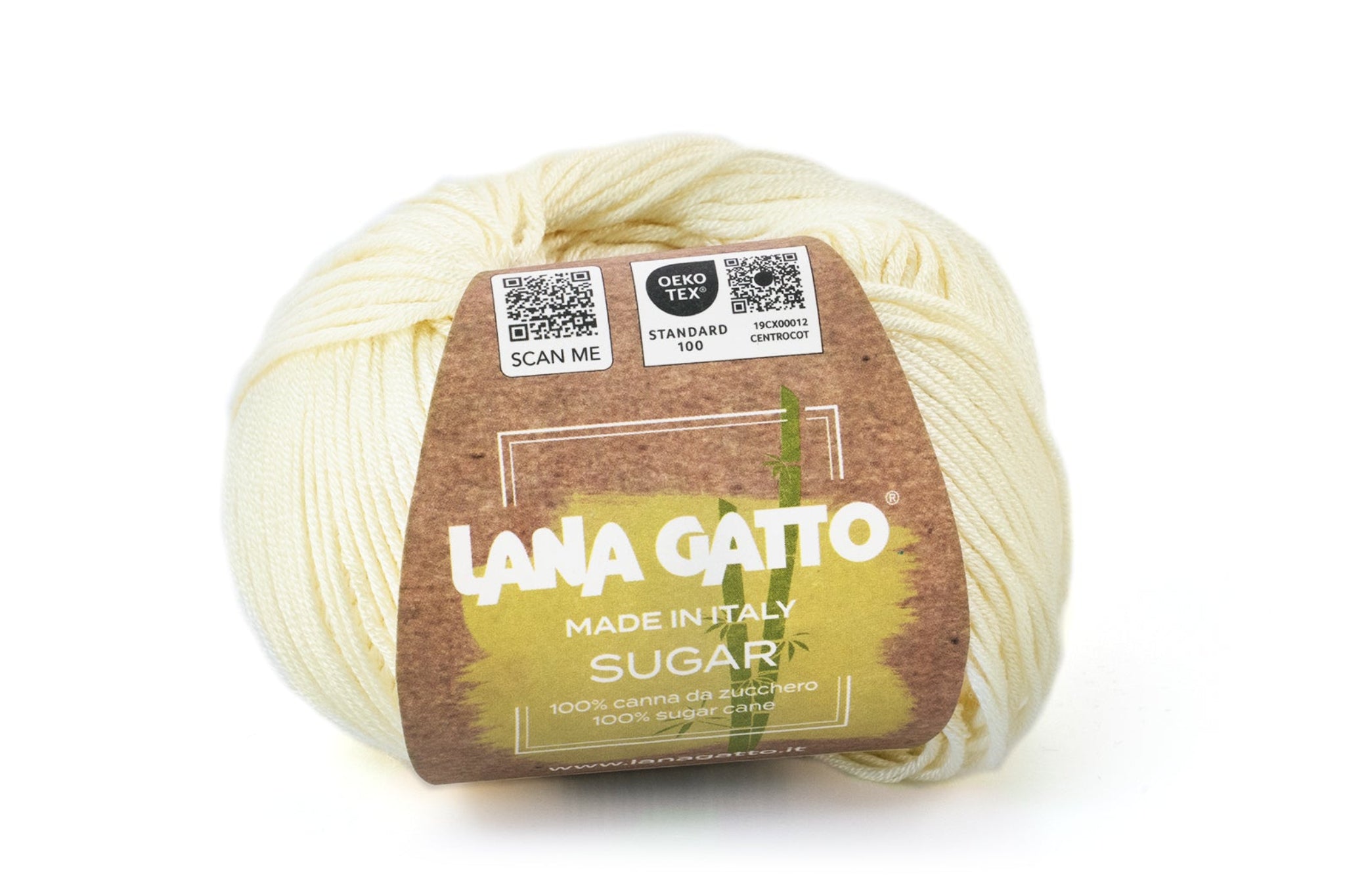 Lana Gatto Sugar nachhaltiges Sommergarn aus 100% Viskose aus Zuckerrohr ist hautfreundlich, atmungsaktiv, perfekt für Tops und Accessoires | vegan