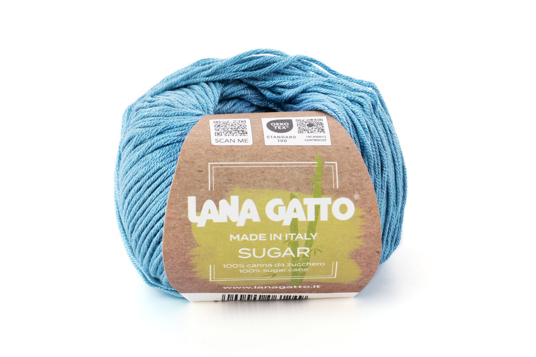 Lana Gatto Sugar atmungsaktives Sommergarn aus 100% Zuckerrohr-Viskose – kühlend, hypoallergen, perfekt für Tank Tops und Strandmode | vegan & umweltfreundlich