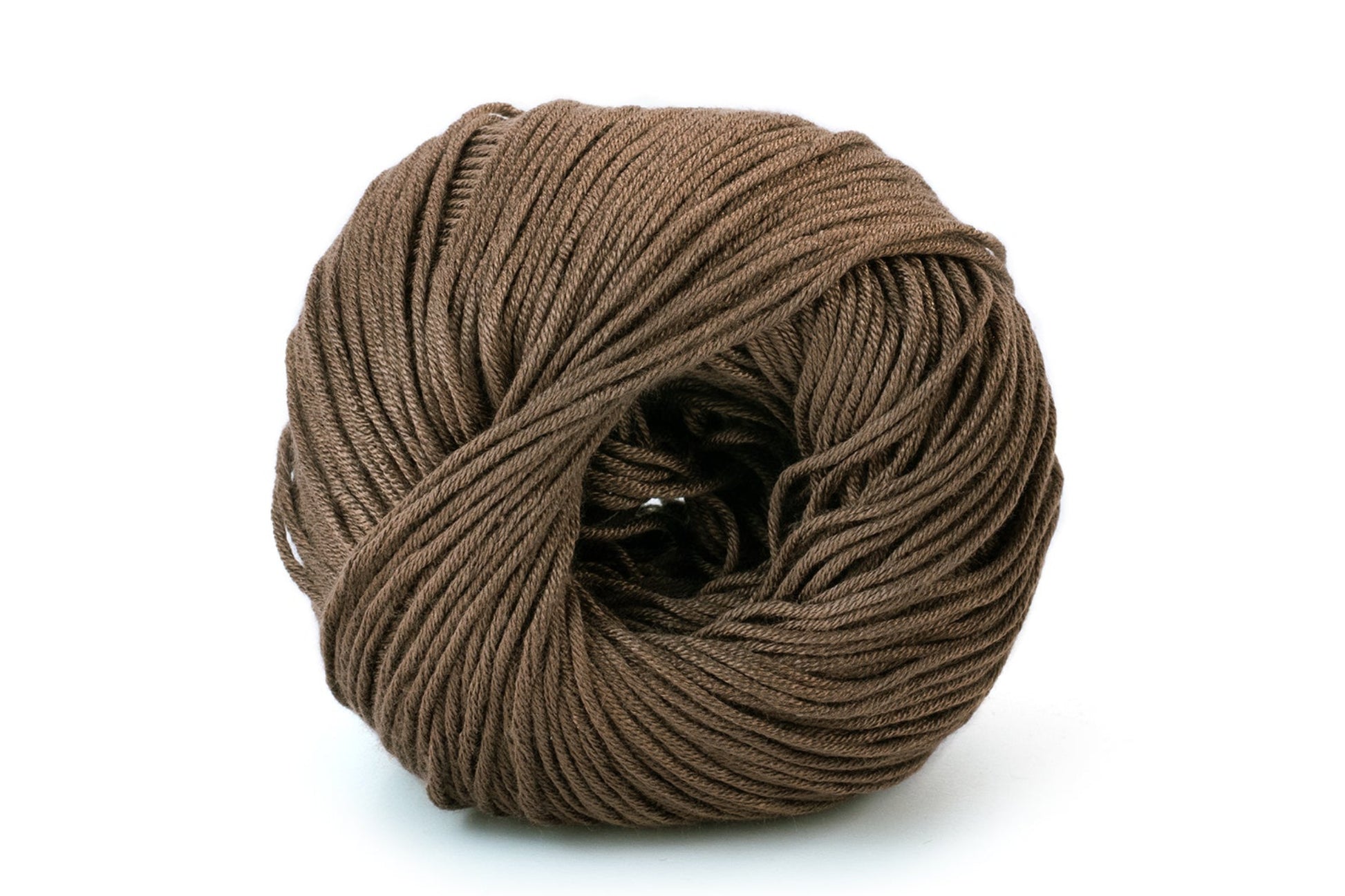 Lana Gatto Sugar glänzendes Viskosegarn aus Zuckerrohr in Braun 8722 – fließender Fall, temperaturausgleichend, perfekt für leichte Sommerpullover und Tücher