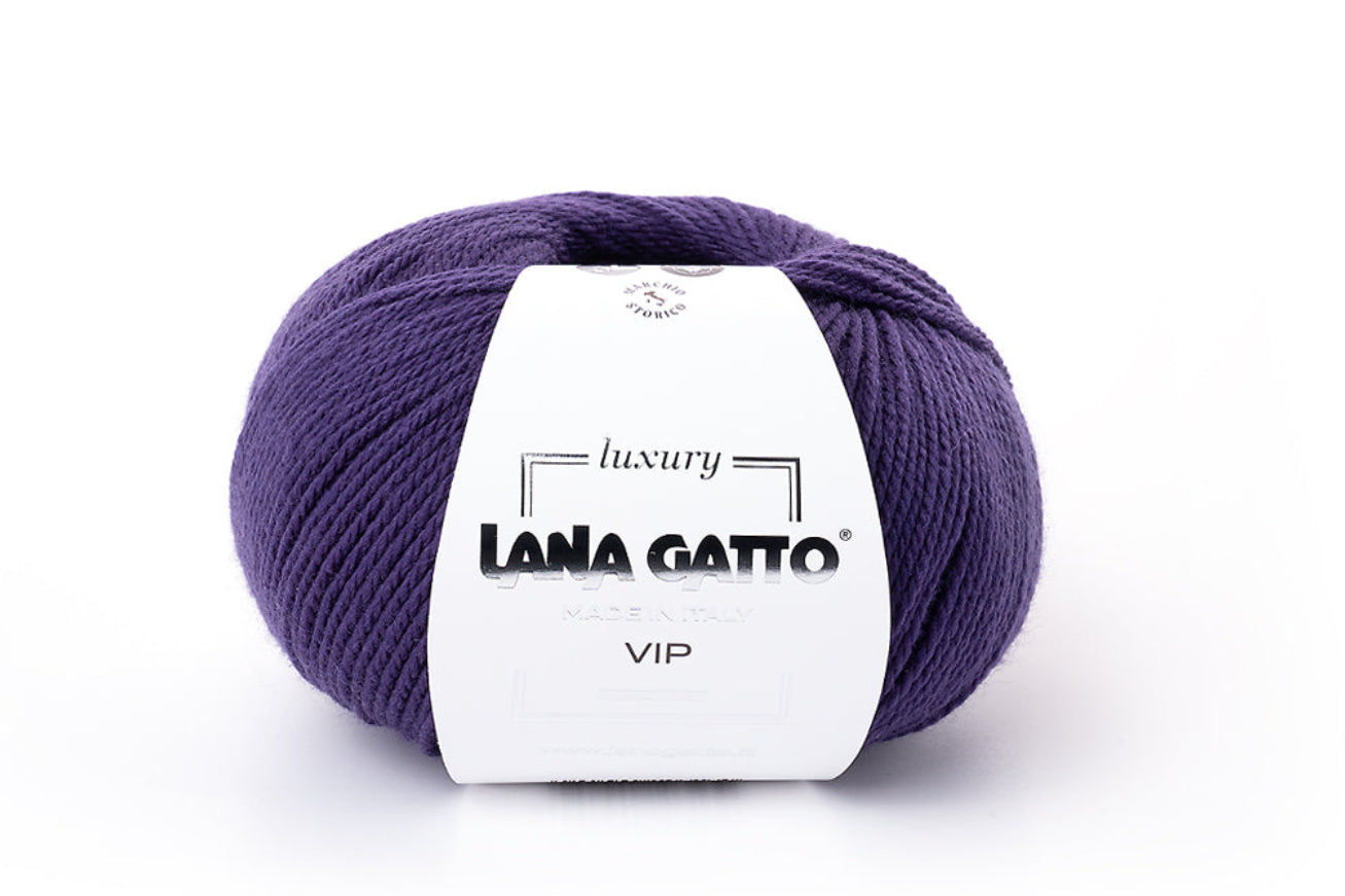 Lana Gatto Vip Premium-Garn für Schals, Tücher, Pullover und elegante Strickdesigns