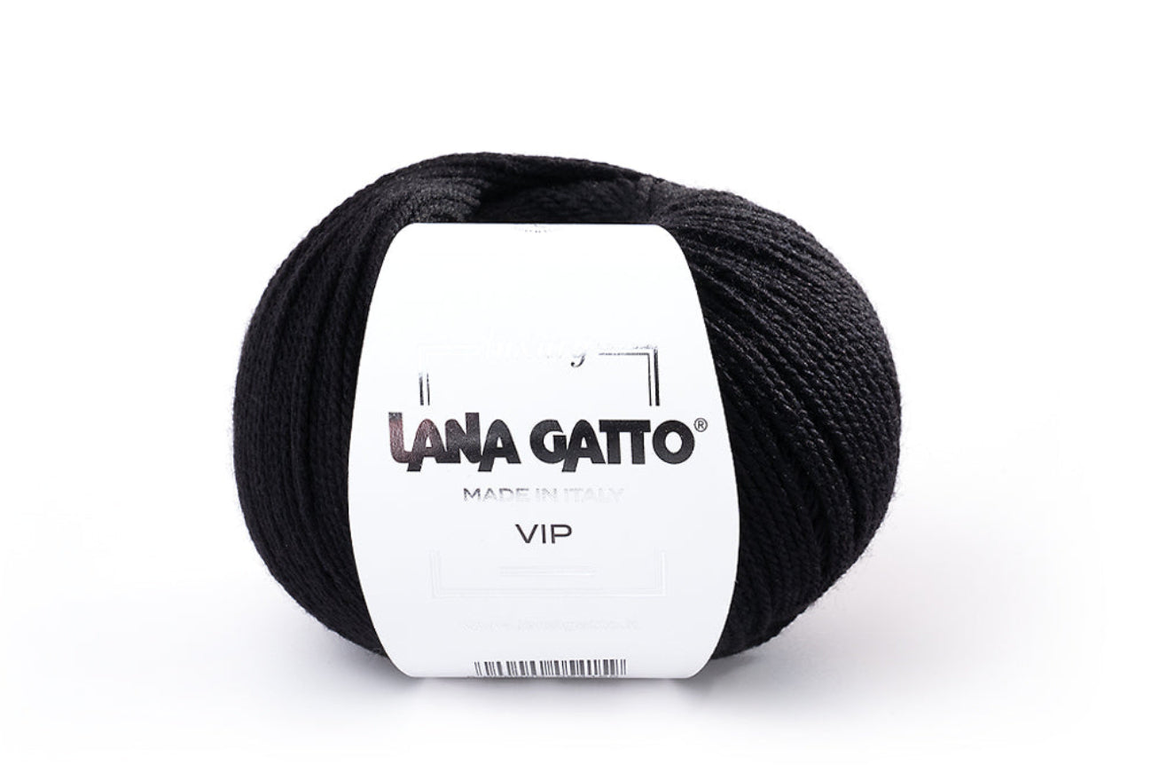 Lana Gatto Vip Merino-Kaschmir-Wolle kaufen – exklusives Premium-Strickgarn Made in Italy für Pullover, Schals, Mützen, Handschuhe, Babykleidung und luxuriöse Wintermode aus Naturfasern, 50 g | 200 m
