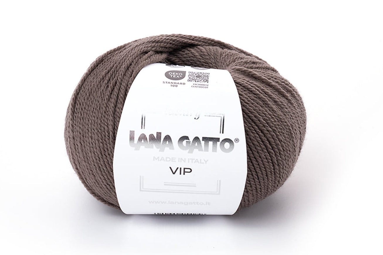 Premium-Strickgarn Lana Gatto Vip für Mützen, Handschuhe, Pullover und hochwertige Winterbekleidung