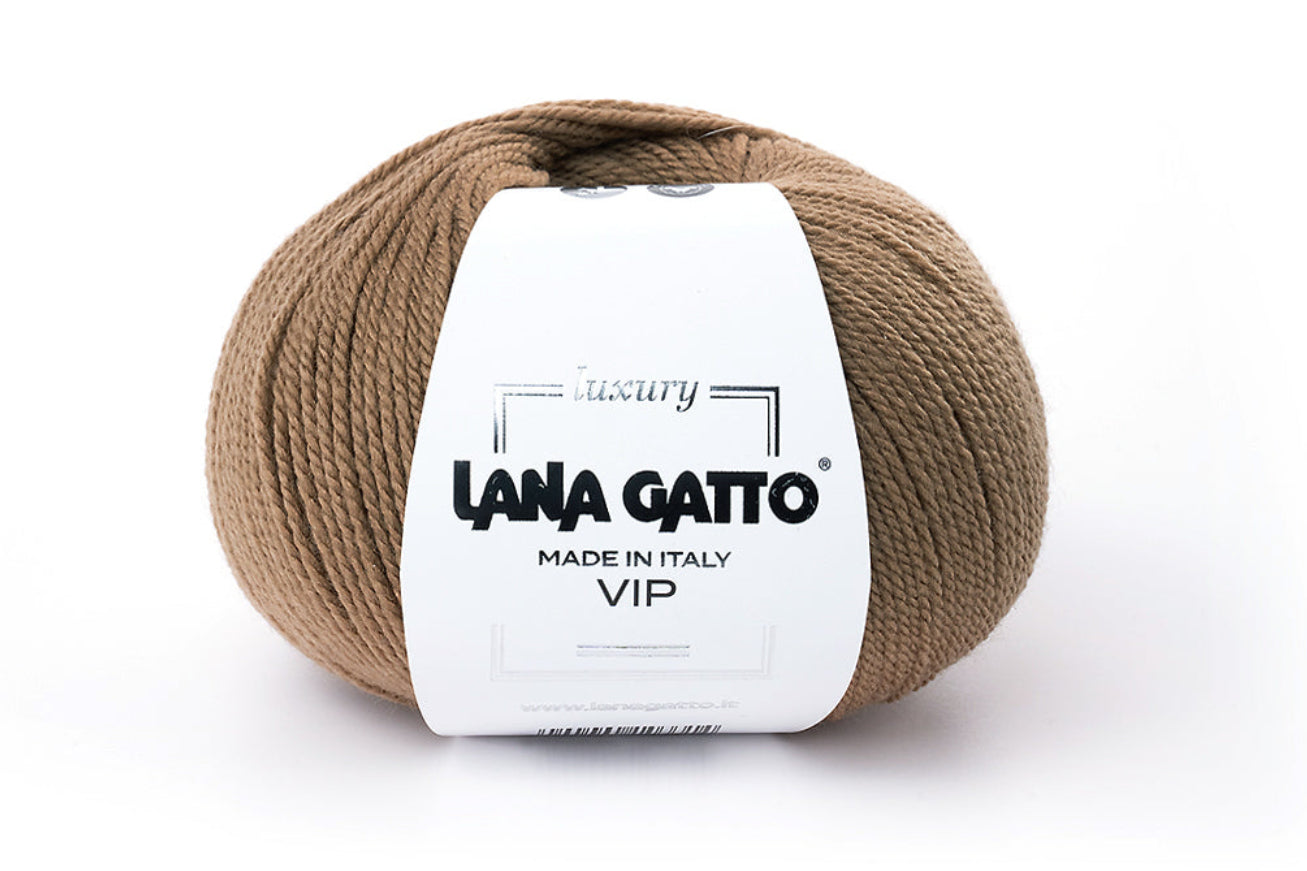 Lana Gatto Vip Made in Italy, Premium-Wolle aus Merino und Kaschmir für Damenmode und exklusive Handarbeit