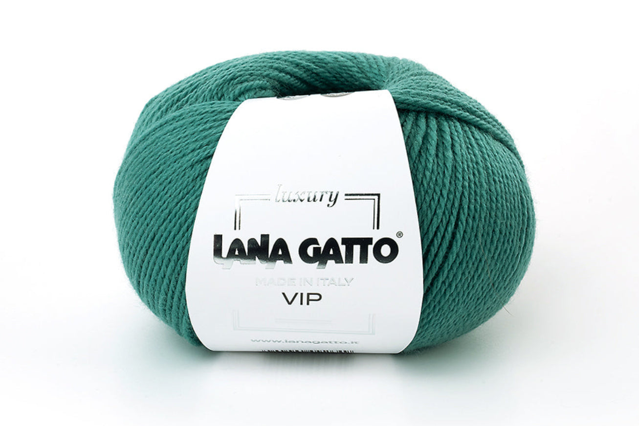 Premium-Wintergarn Lana Gatto Vip aus Extrafein-Merinowolle und Kaschmir