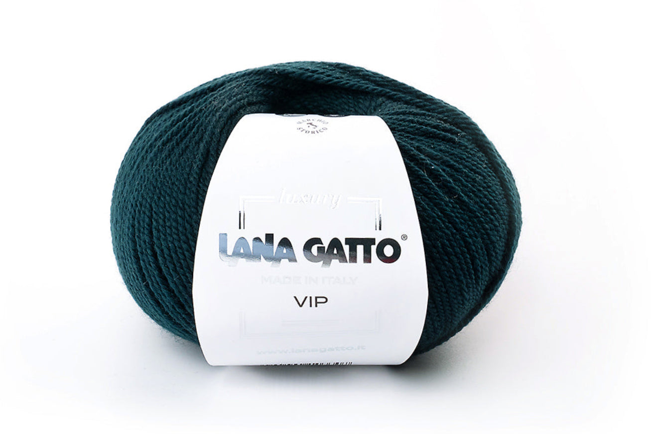 Lana Gatto Vip hochwertiges Wintergarn für Stricken und Häkeln von Accessoires